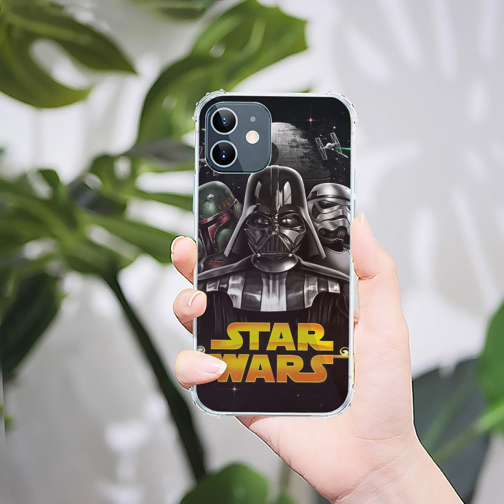 （画像用） スター・ウォーズ Star Wars 【iPhone 12シリーズ対応】透明スマホケース（クリアソフトケース）